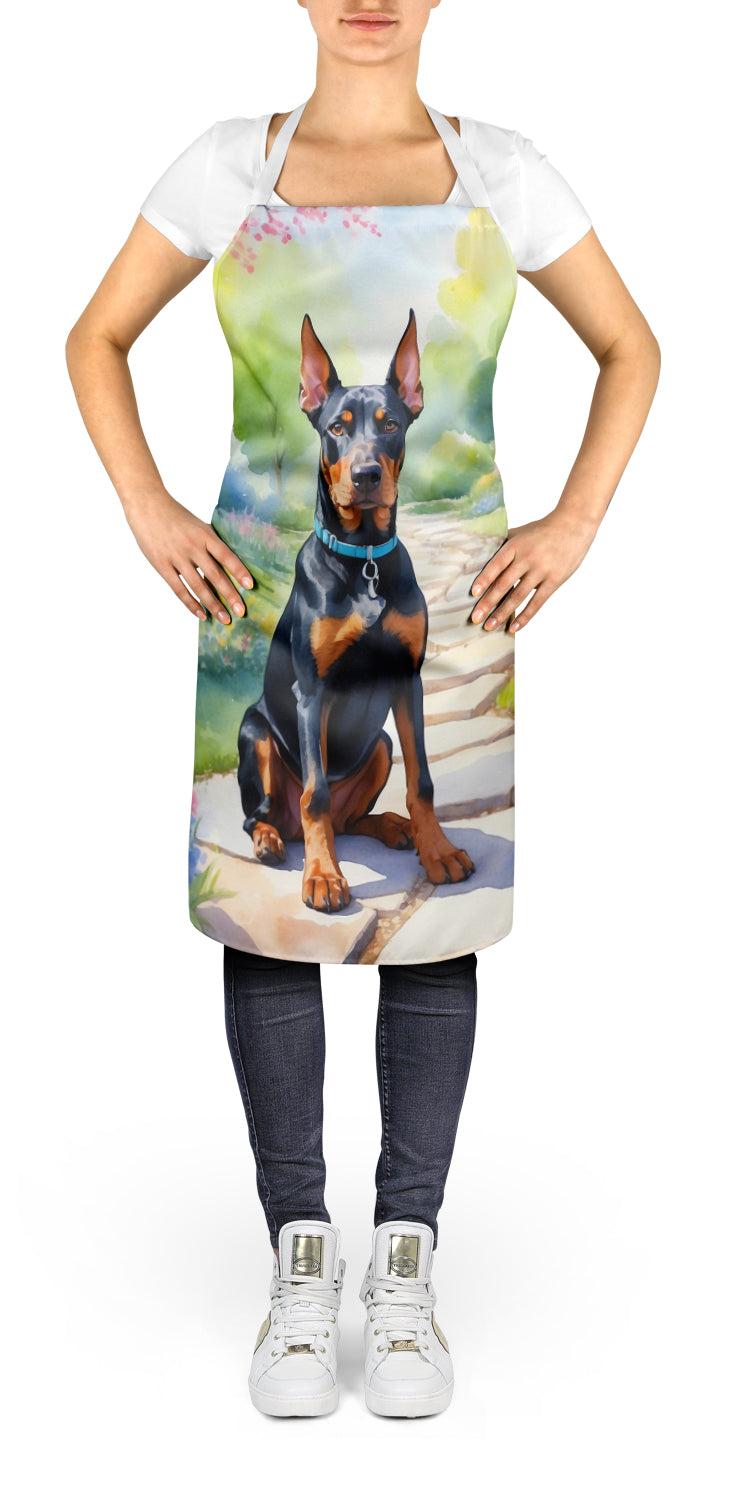 Doberman Pinscher Spring Path Apron