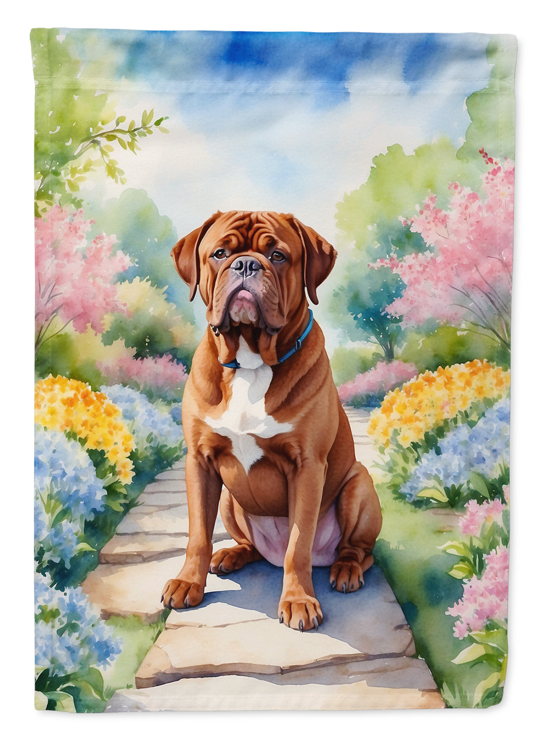 Buy this Dogue de Bordeaux Spring Path House Flag