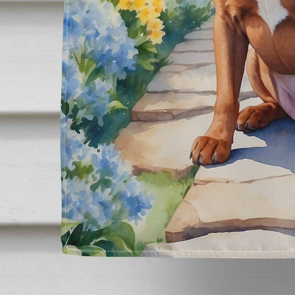 Dogue de Bordeaux Spring Path House Flag