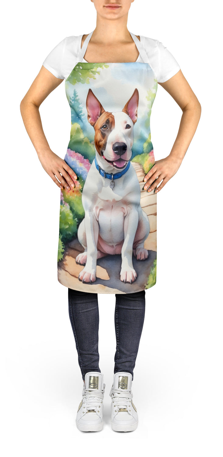 English Bull Terrier Spring Path Apron