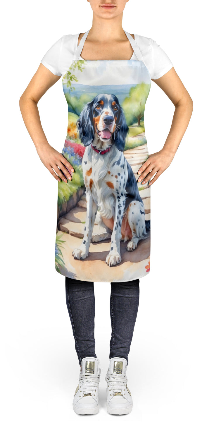 English Setter Spring Path Apron