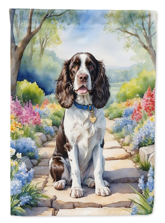 Buy this English Springer Spaniel Spring Path Garden Flag