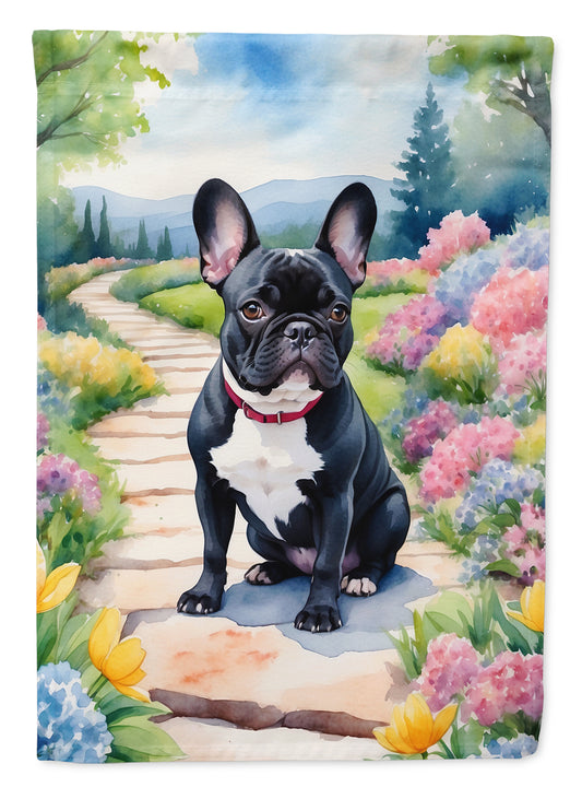 Buy this French Bulldog Spring Path House Flag