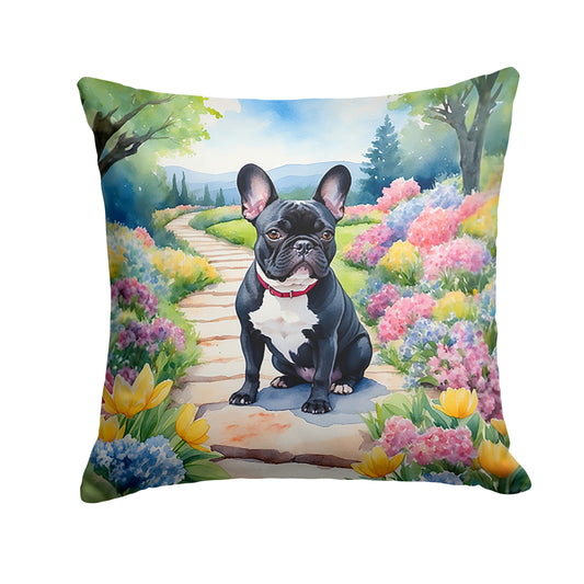 Buy this French Bulldog Spring Path Throw Pillow