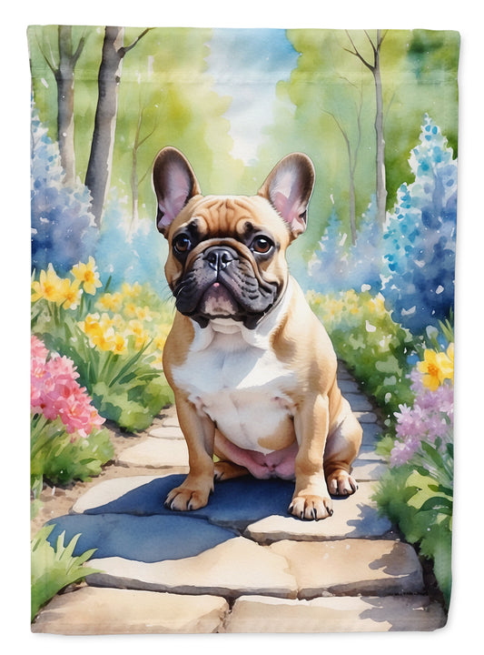 Buy this French Bulldog Spring Path House Flag