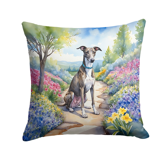 Buy this Greyhound Spring Path Throw Pillow