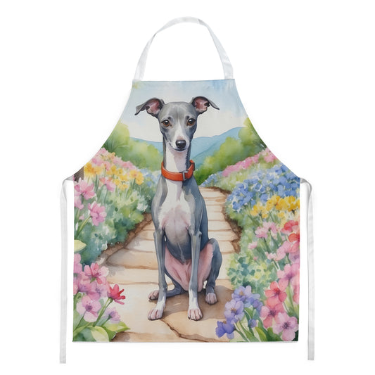 Buy this Italian Greyhound Spring Path Apron