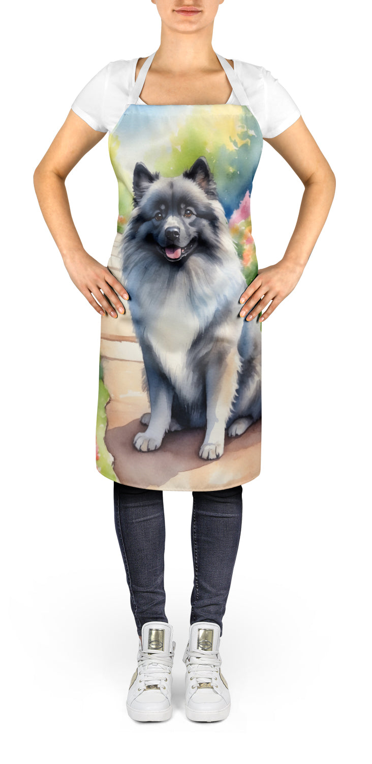 Keeshond Spring Path Apron