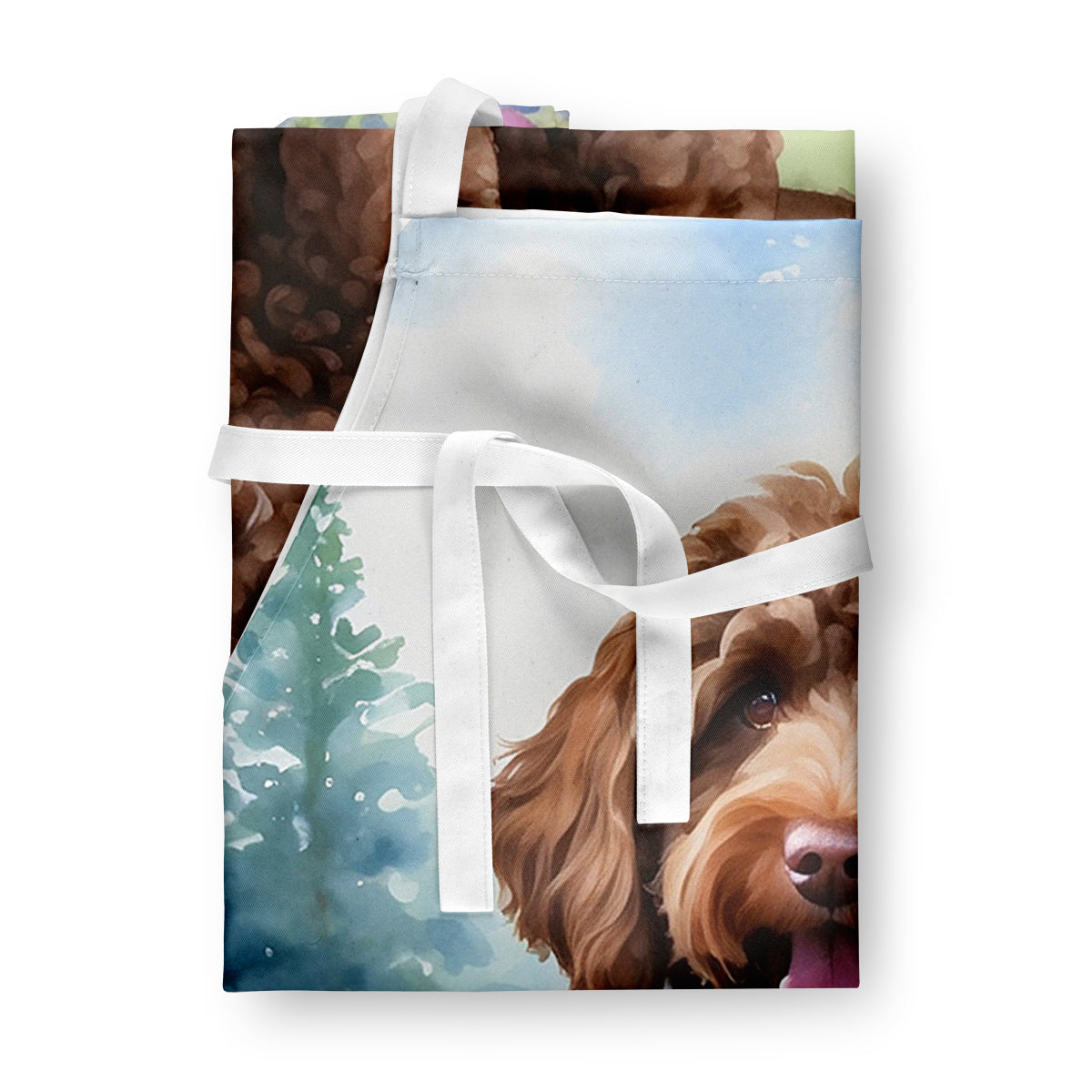 Labradoodle Spring Path Apron