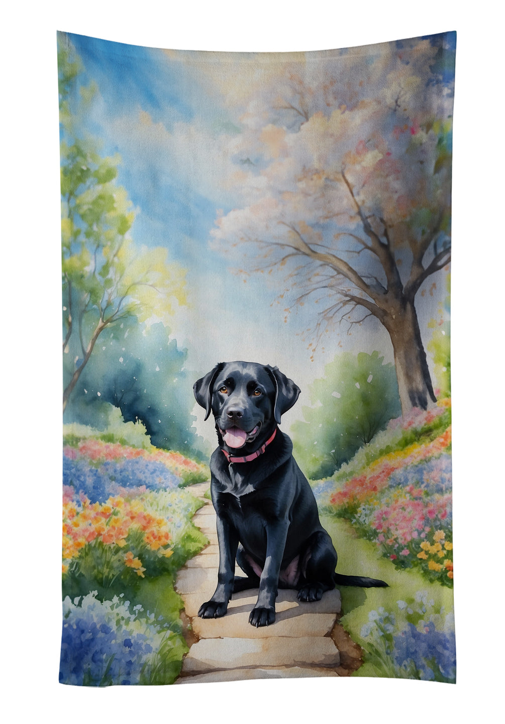 Buy this Labrador Retriever Spring Path Kitchen Towel