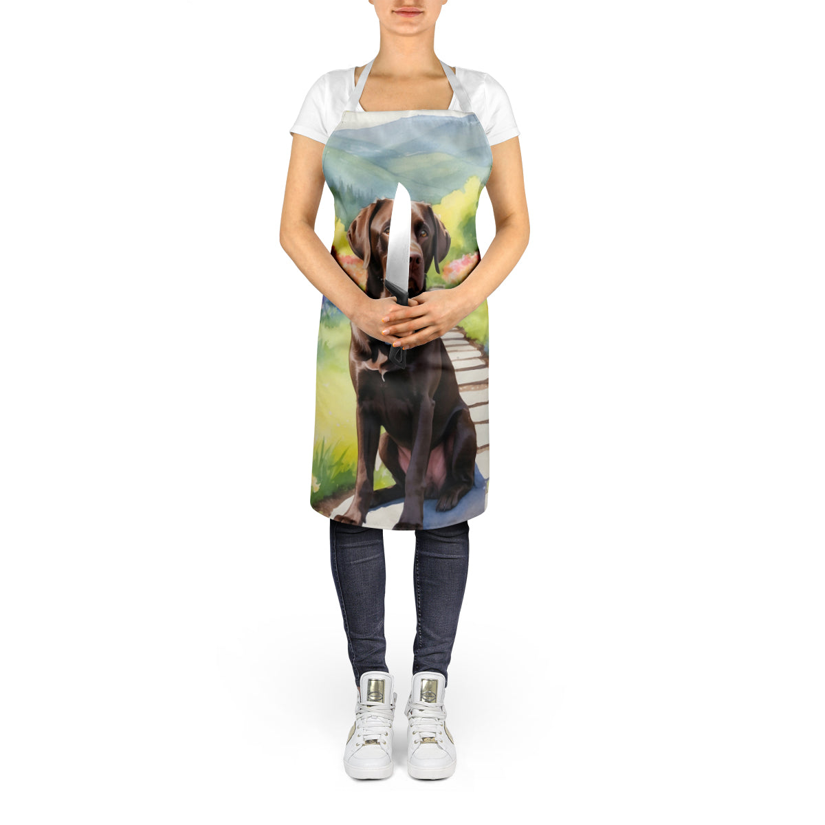 Labrador Retriever Spring Path Apron