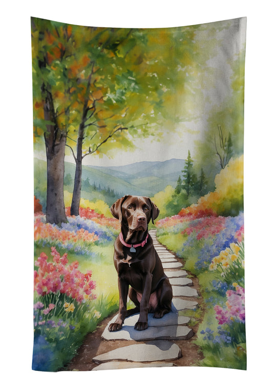 Buy this Labrador Retriever Spring Path Kitchen Towel