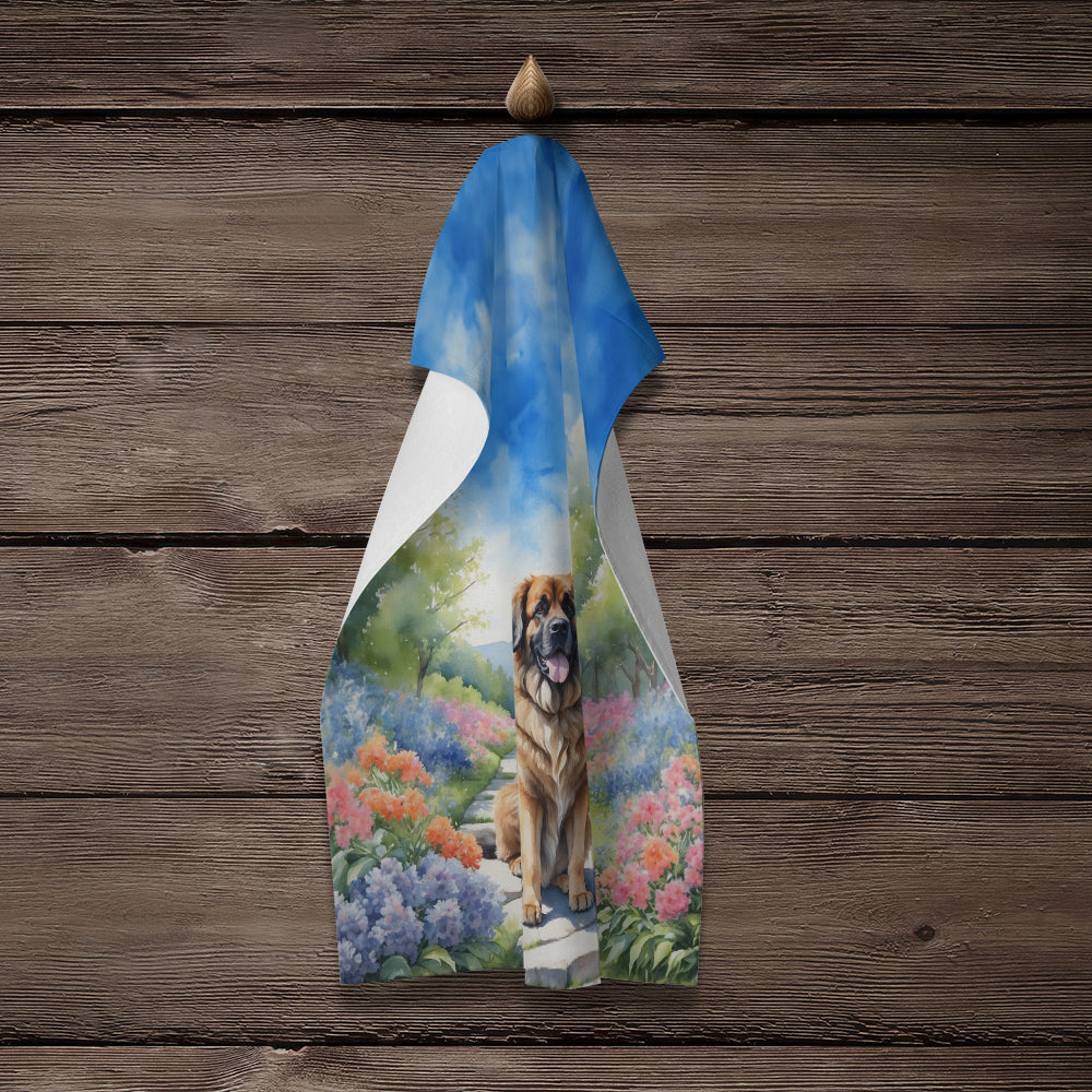 Leonberger Spring Path Kitchen Towel