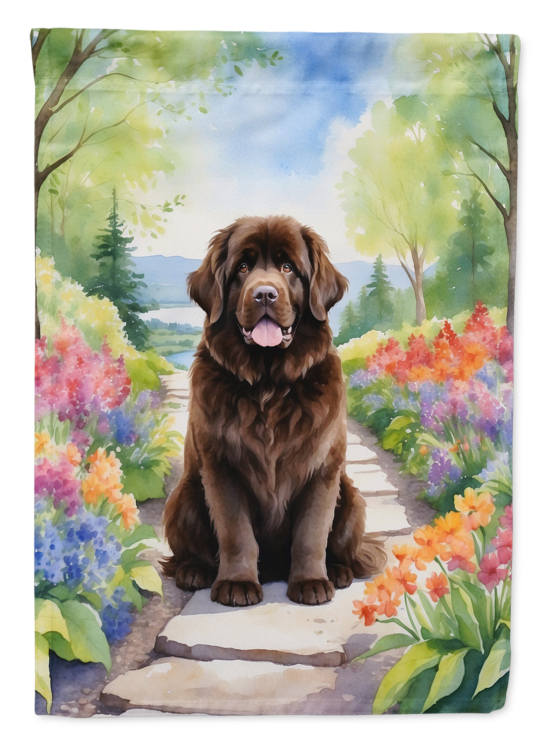 Buy this Newfoundland Spring Path House Flag