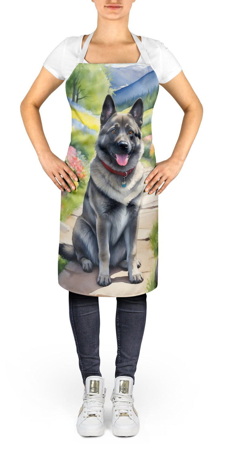 Norwegian Elkhound Spring Path Apron