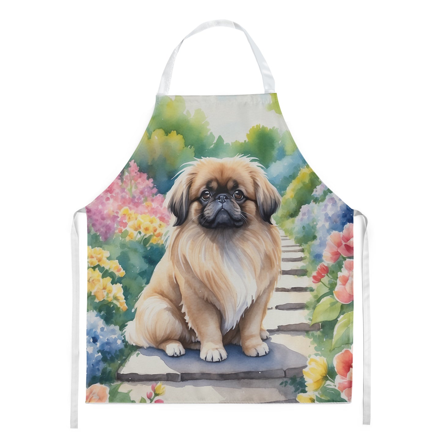 Buy this Pekingese Spring Path Apron