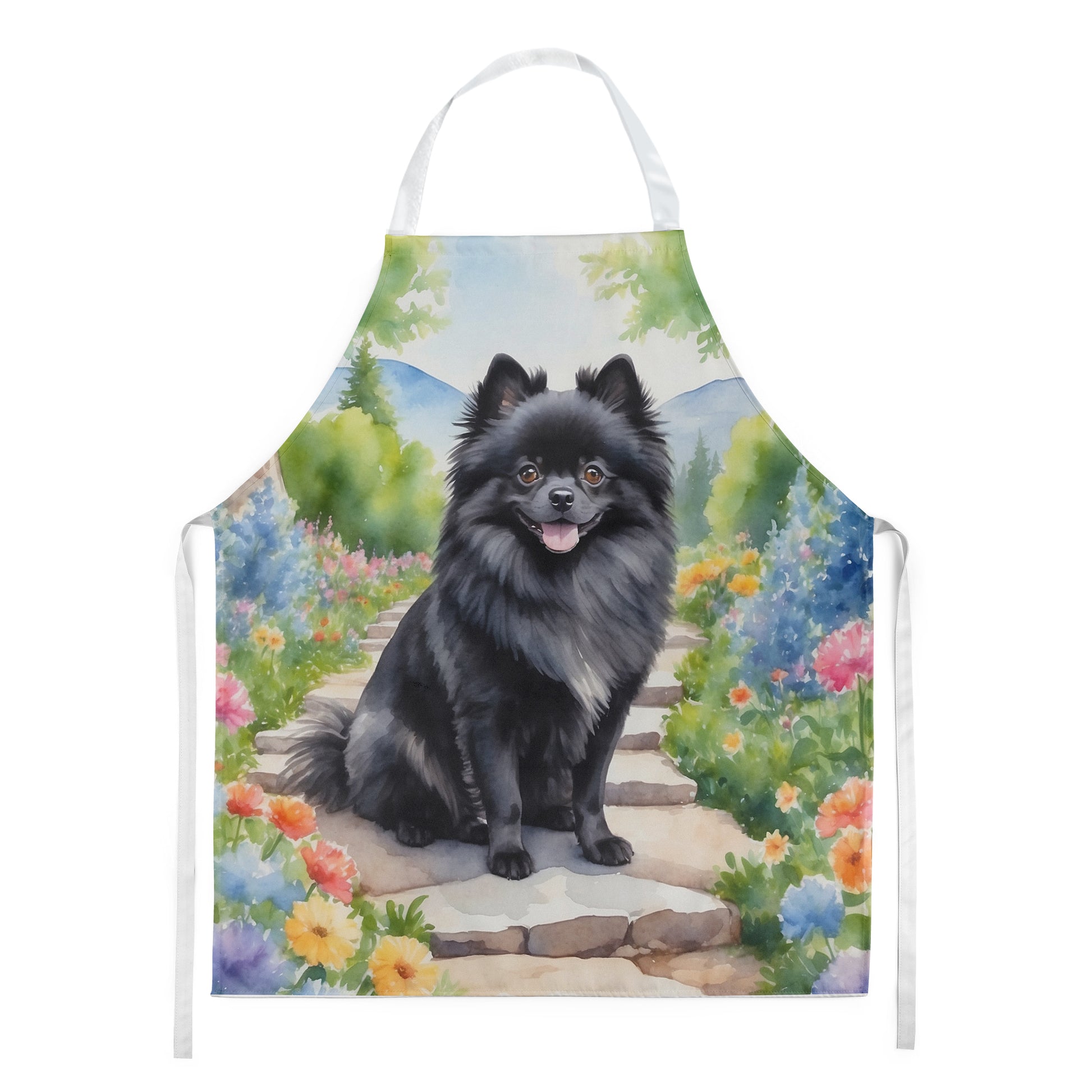 Buy this Pomeranian Spring Path Apron