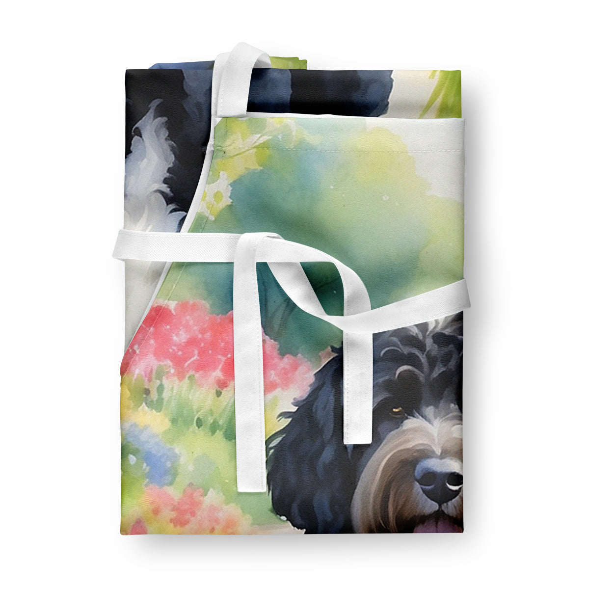 Portuguese Water Dog Spring Path Apron