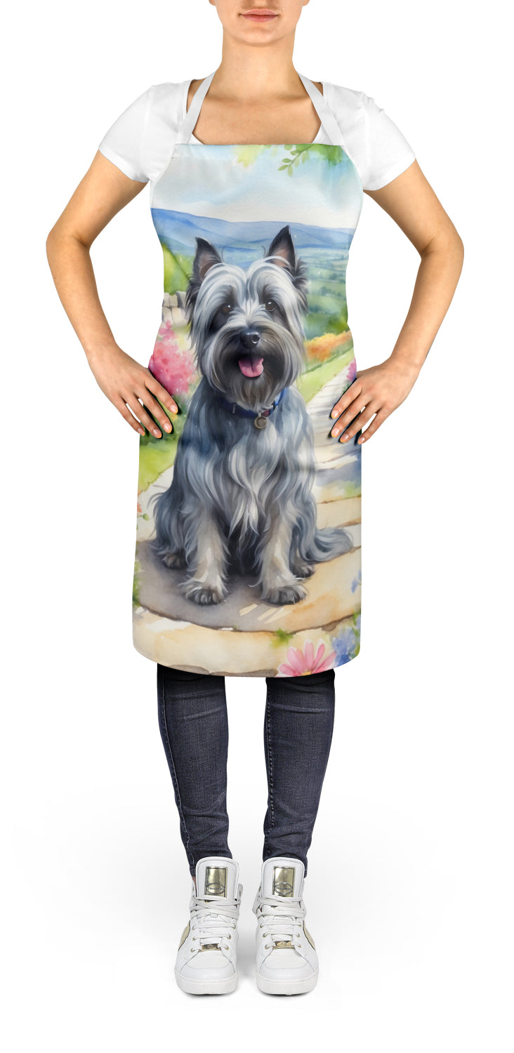 Skye Terrier Spring Path Apron