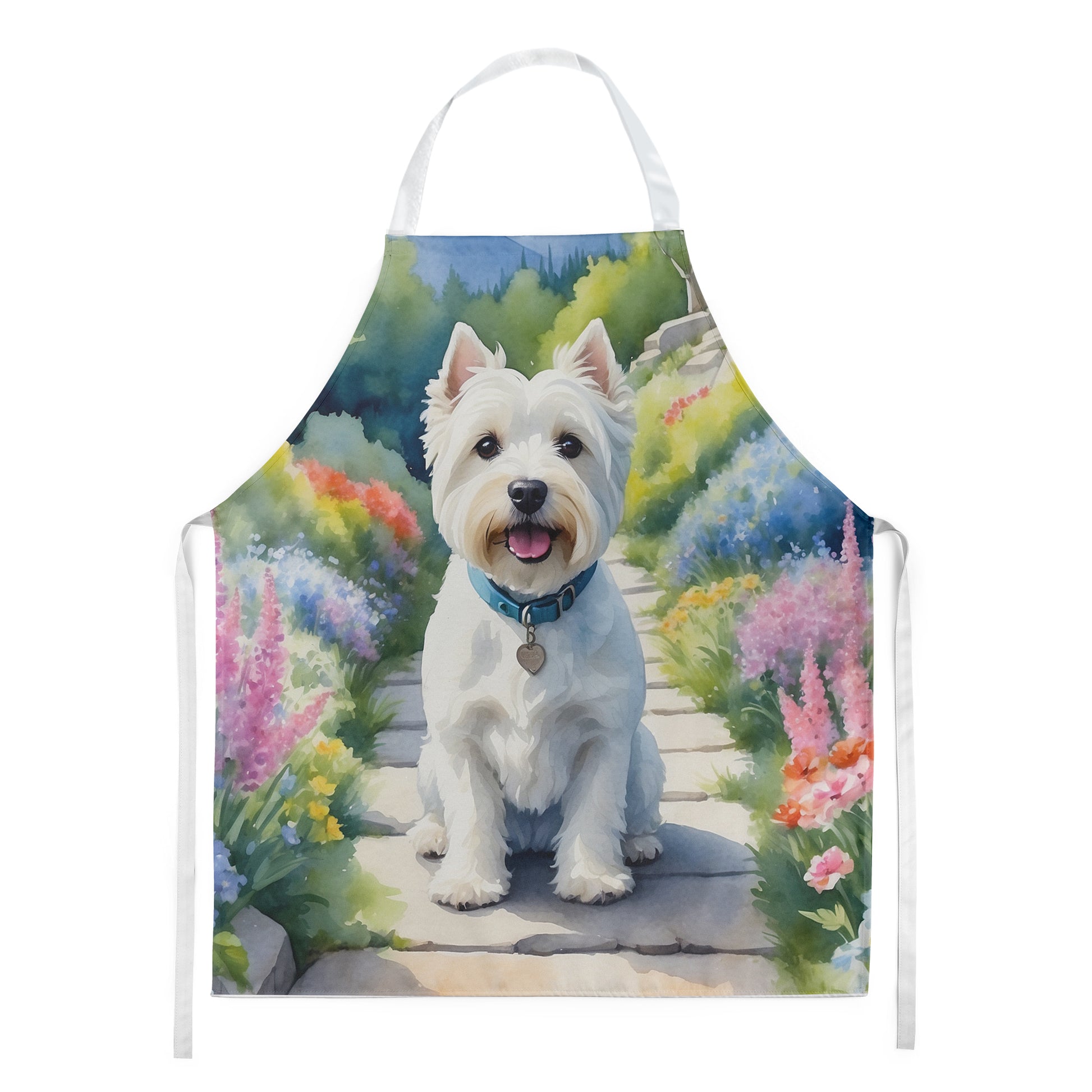 Buy this Westie Spring Path Apron