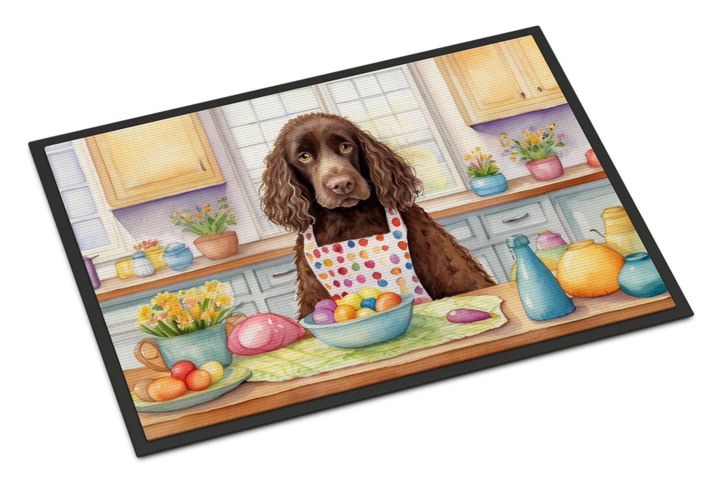 Buy this Decorating Easter American Water Spaniel Doormat