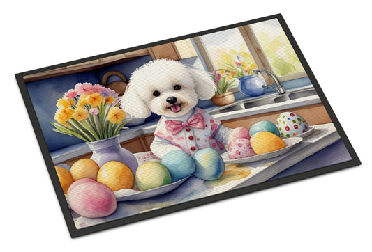 Buy this Decorating Easter Bichon Frise Doormat