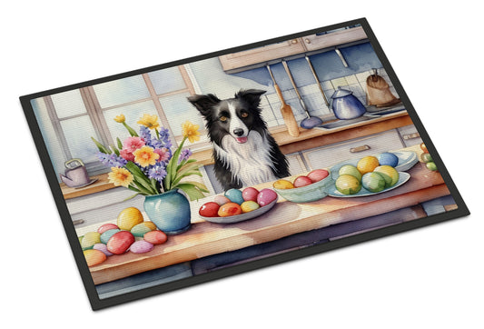 Buy this Decorating Easter Border Collie Doormat