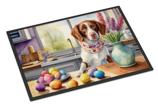 Buy this Decorating Easter Brittany Spaniel Doormat