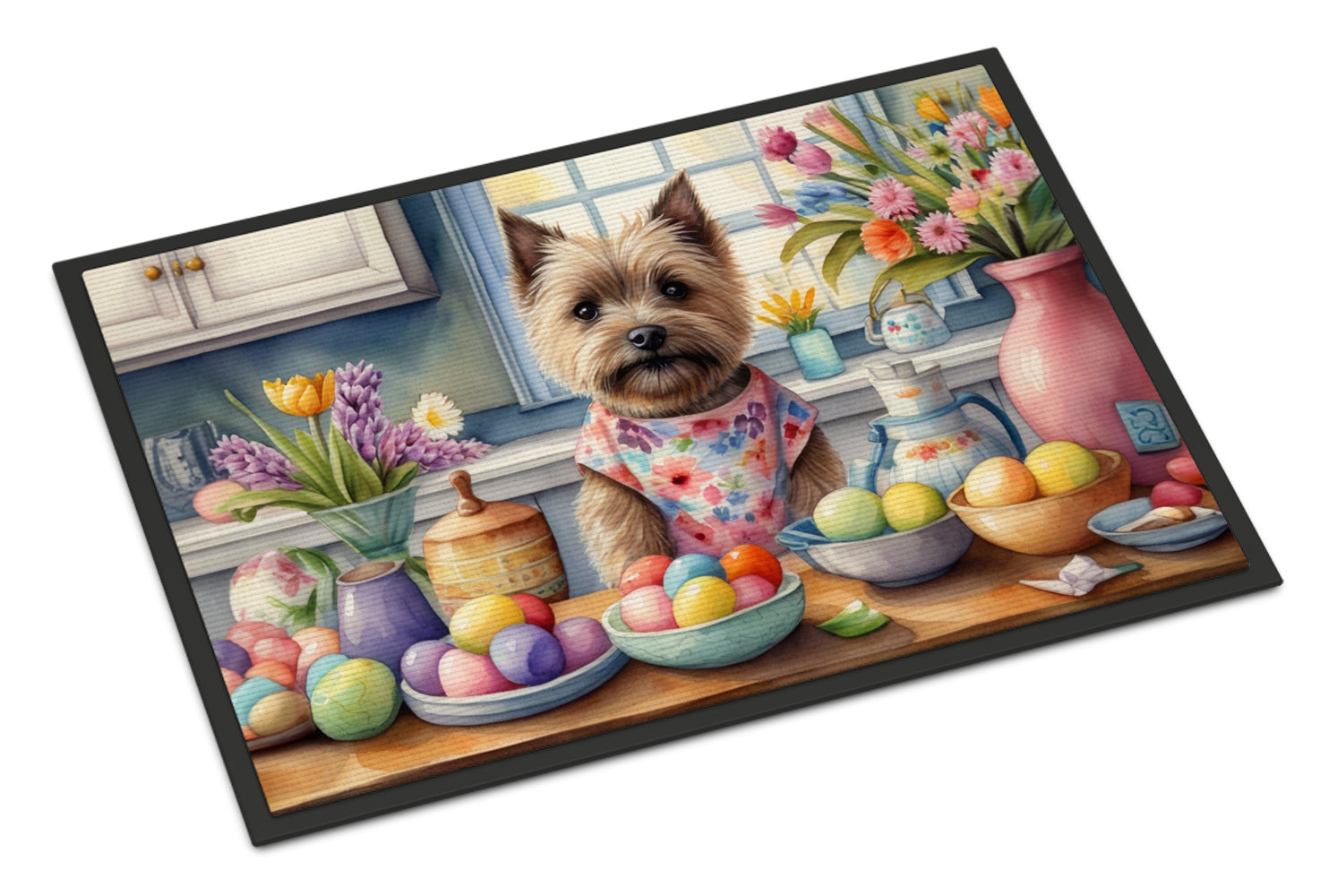 Buy this Decorating Easter Cairn Terrier Doormat