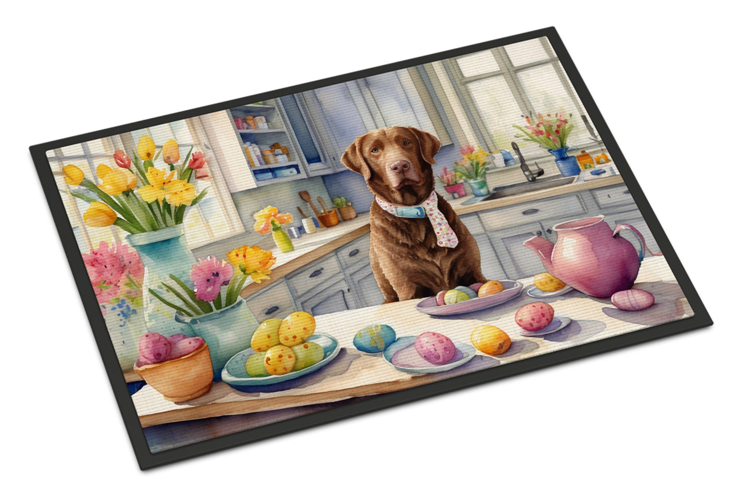 Buy this Decorating Easter Chesapeake Bay Retriever Doormat