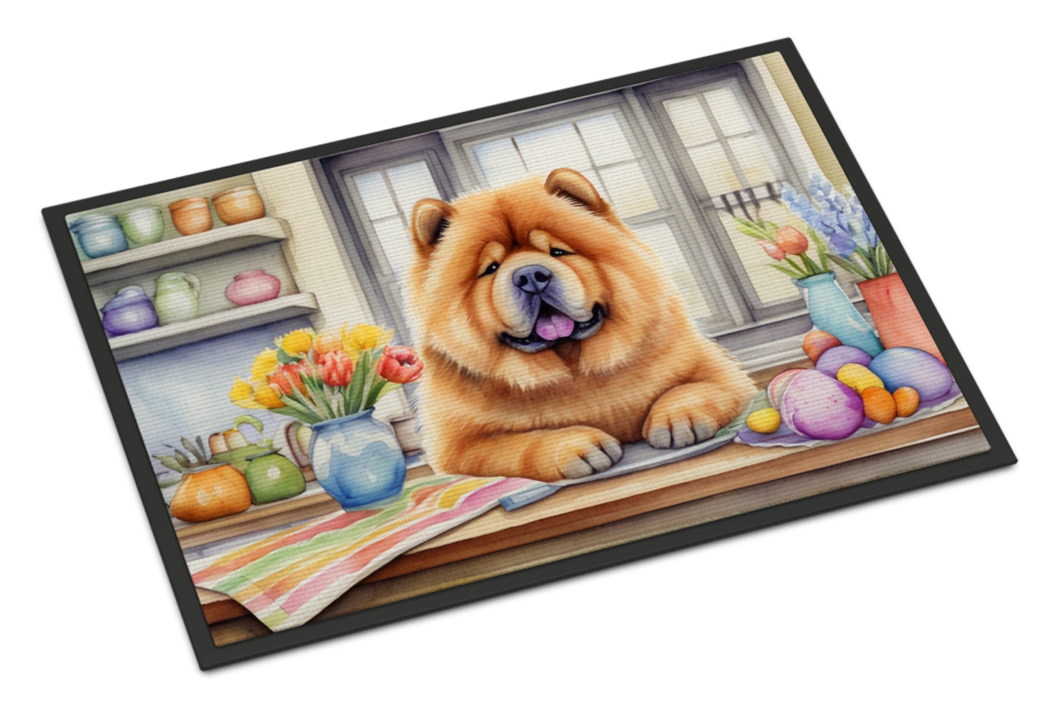 Buy this Decorating Easter Chow Chow Doormat