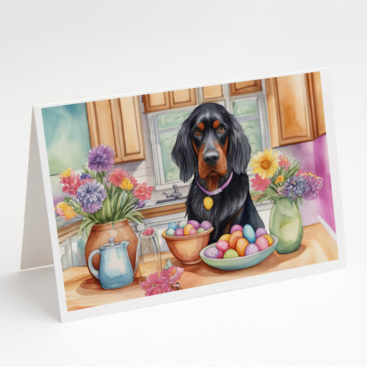 Buy this Decorating Easter Gordon Setter Greeting Cards Pack of 8