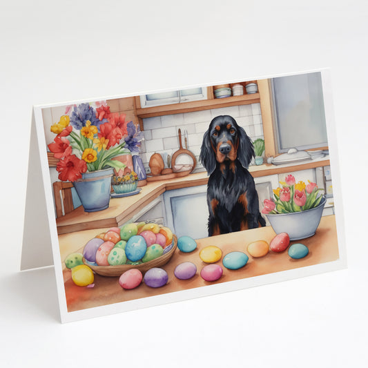 Buy this Decorating Easter Gordon Setter Greeting Cards Pack of 8