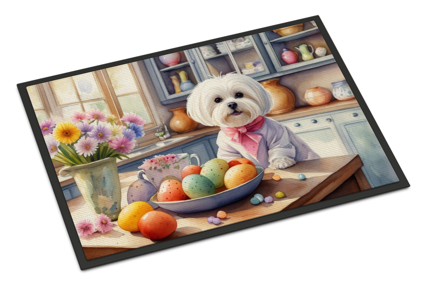 Buy this Decorating Easter Maltese Doormat