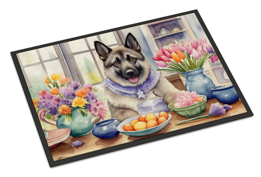 Buy this Decorating Easter Norwegian Elkhound Doormat