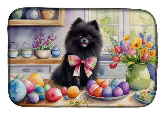 Buy this Decorating Easter Pomeranian Dish Drying Mat