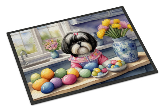 Buy this Decorating Easter Shih Tzu Doormat