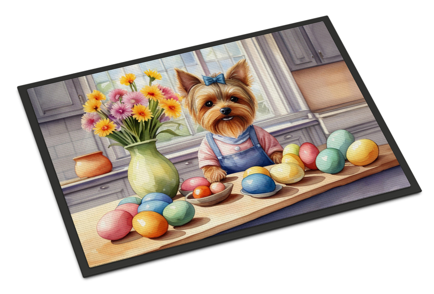 Buy this Decorating Easter Yorkshire Terrier Doormat