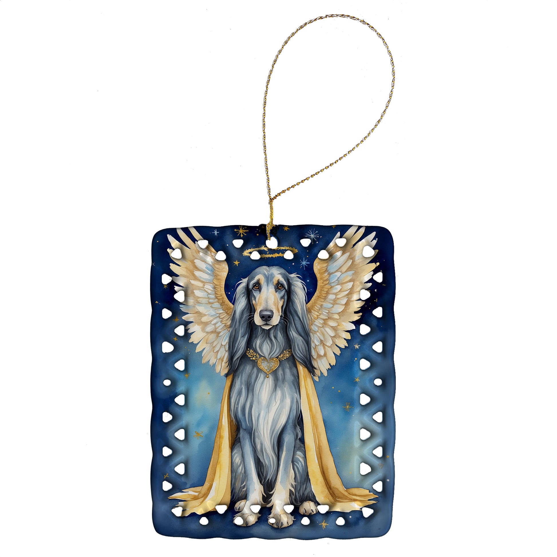 Buy this Afghan Hound My Angel Porcelain Ornament