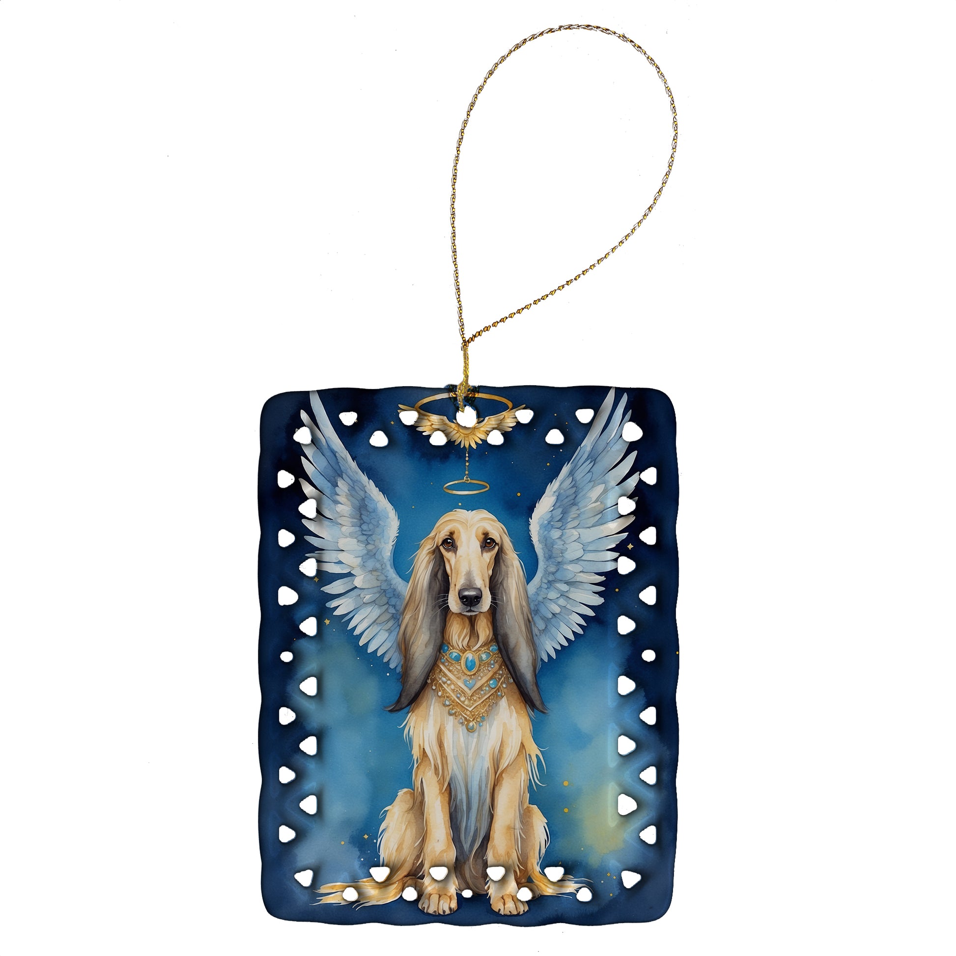 Buy this Afghan Hound My Angel Porcelain Ornament