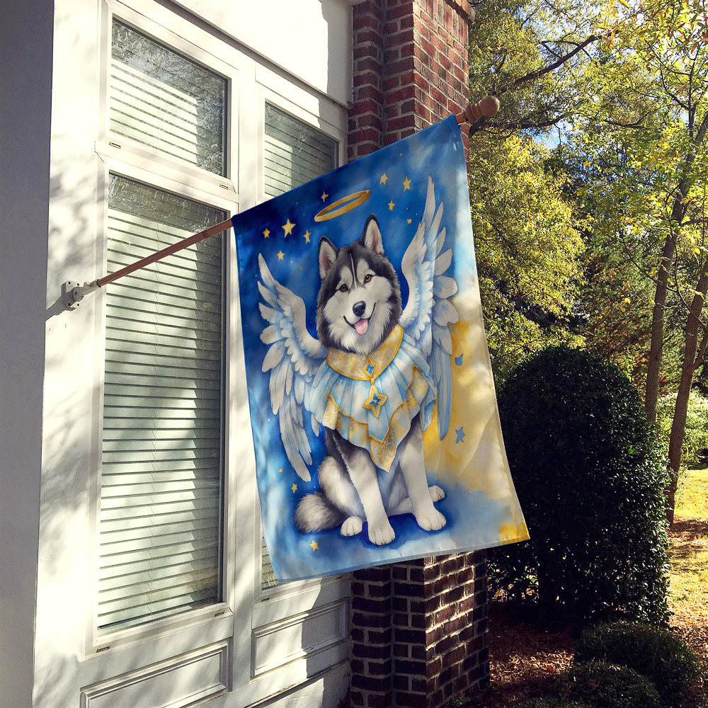 Alaskan Malamute My Angel House Flag