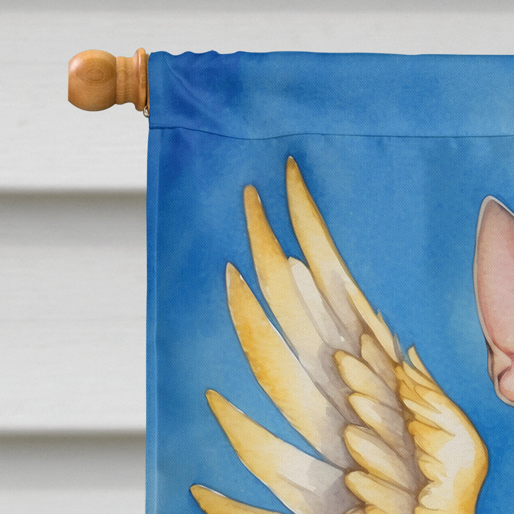 American Hairless Terrier My Angel House Flag