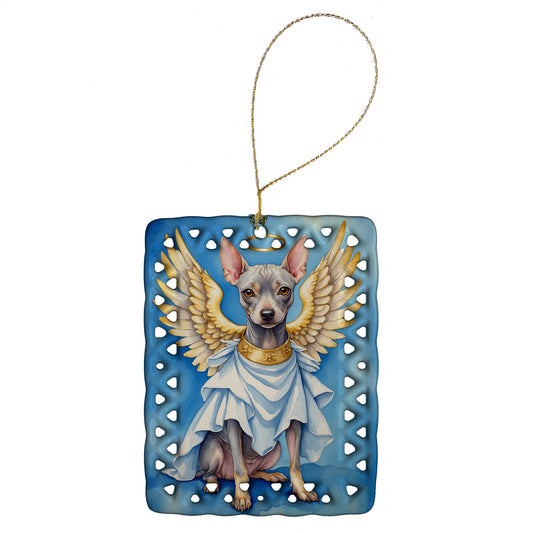 Buy this American Hairless Terrier My Angel Porcelain Ornament