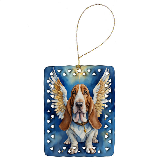 Buy this Basset Hound My Angel Porcelain Ornament