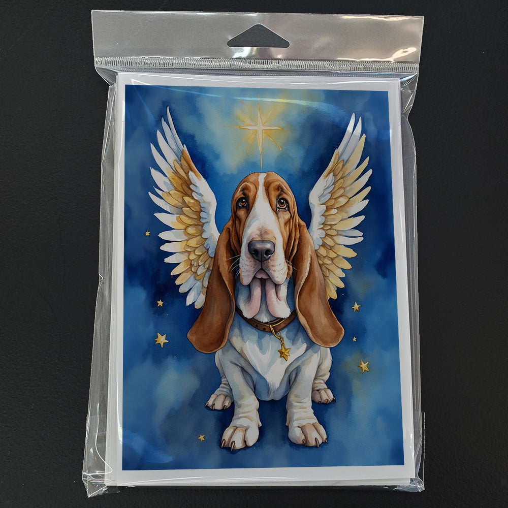 Basset Hound My Angel Greeting Cards Pack of 8