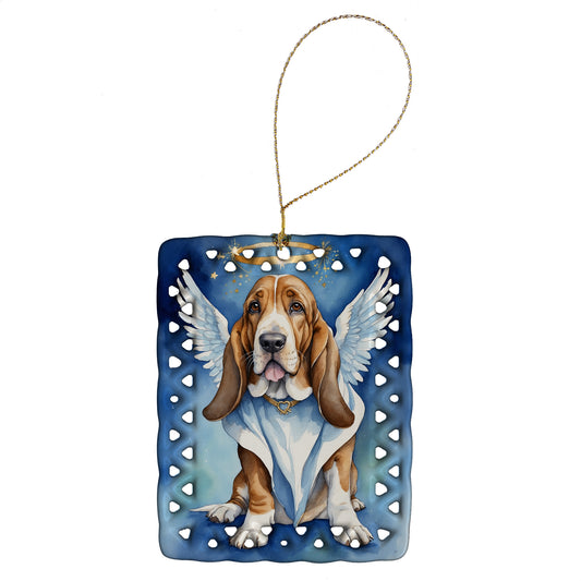 Buy this Basset Hound My Angel Porcelain Ornament