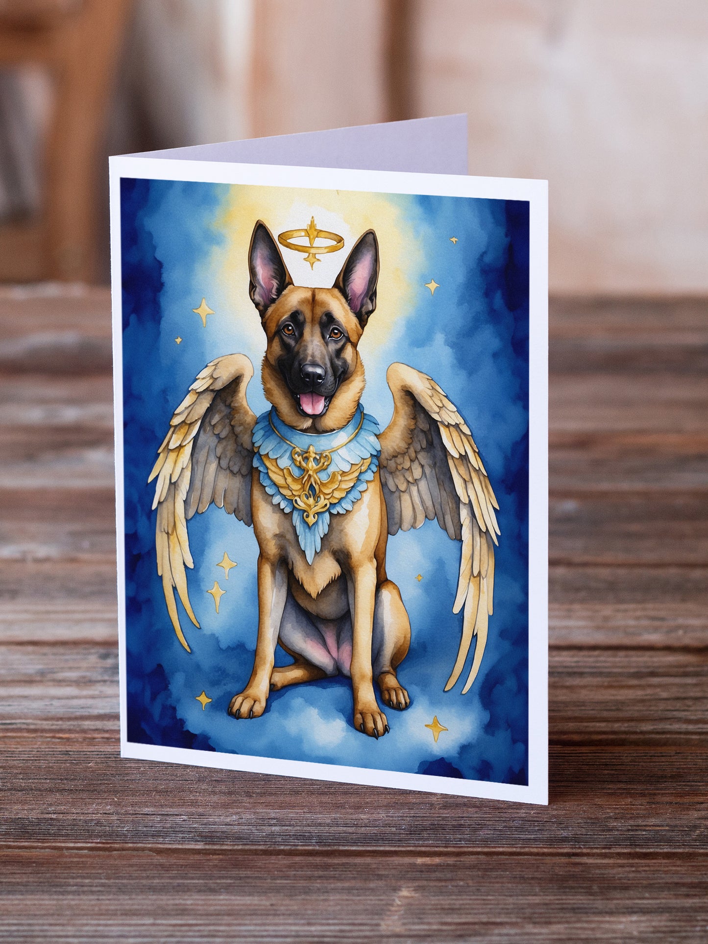 Belgian Malinois My Angel Greeting Cards Pack of 8