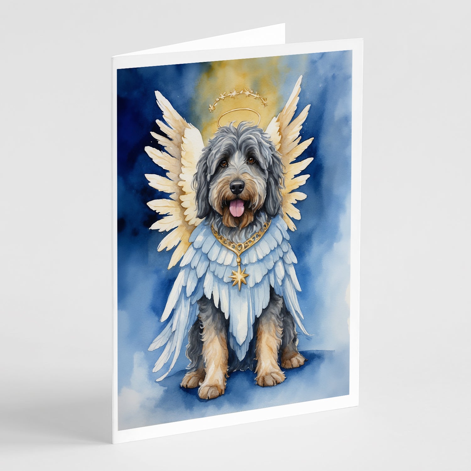 Buy this Bergamasco Sheepdog My Angel Greeting Cards Pack of 8