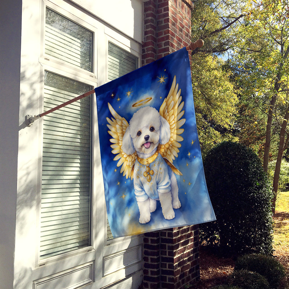 Bichon Frise My Angel House Flag