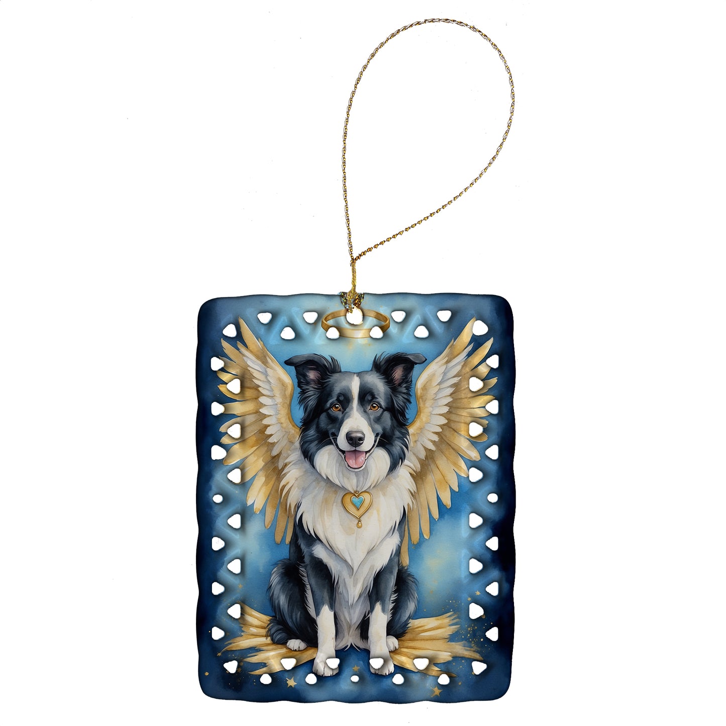 Buy this Border Collie My Angel Porcelain Ornament